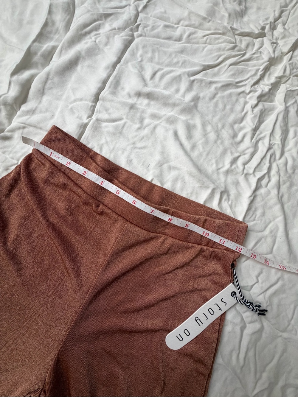 Rusty Copper Flared Lounge Pants - Picture 6 of 6